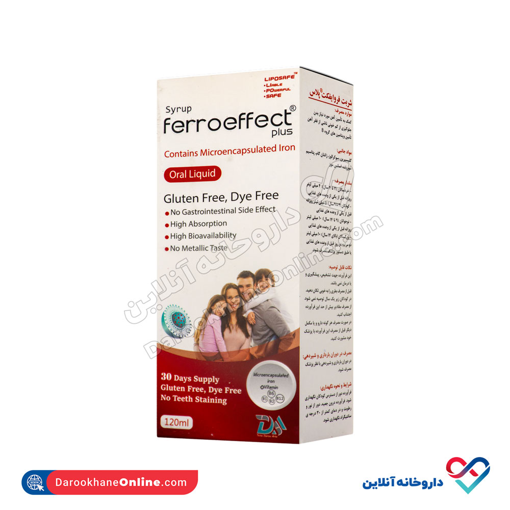 trita-darou-arta-ferroeffect-plus-syrup-1.jpg شربت فروایفکت پلاس تریتا داروی آرتا 120 میلی - Image 1